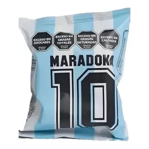 Alfajor Maradona 10 Blanco X 60 Gr
