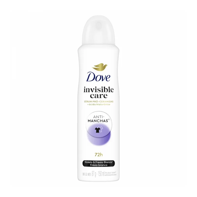 Antitranspirante Dove Invisibl X 150 Cm3