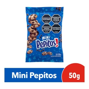 Galletitas Mini Pepitos Con Chocolate X 50 Gr