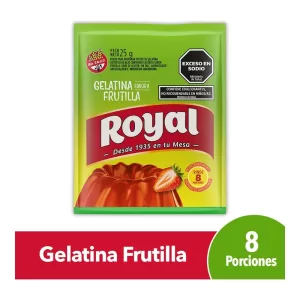 Gelatina Royal Frutilla X 25 Gr