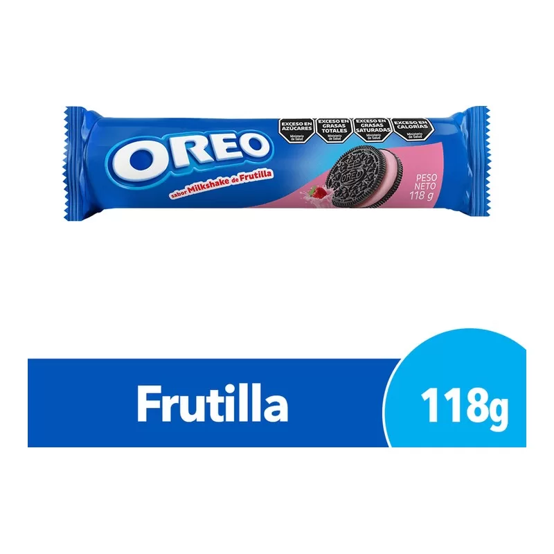 Galletitas Oreo Milkshake X 118 Gr