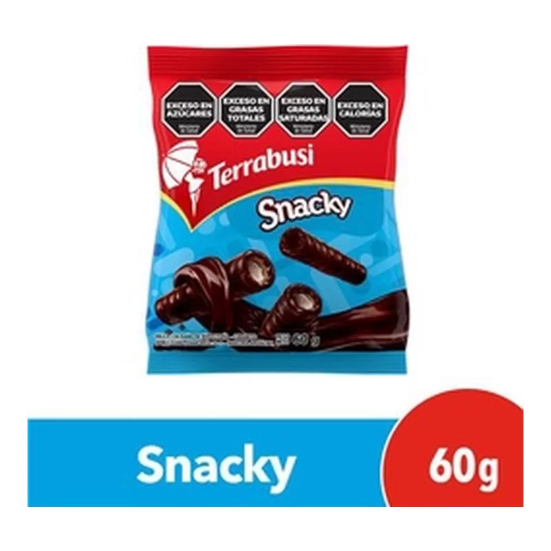 Galletitas Snacky Bañadas Chocolate X 60 Gr