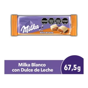 Chocolate Milka Blanco Rell.Con Dulces X 67 Gr