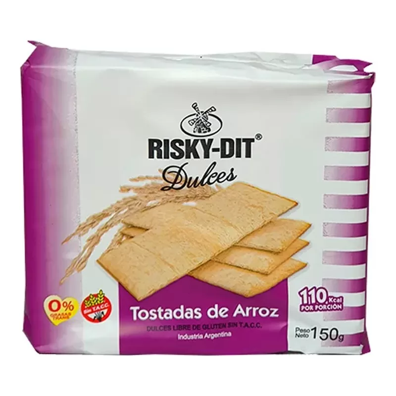 Tostadas De Arroz Risky Dit X 150 Gr