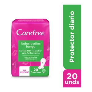Protectores Diarios Carefree X 20 Unid