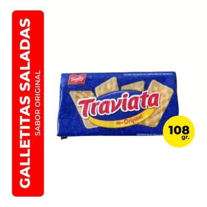 Galletitas Traviata Sabor Original X 108 Gr