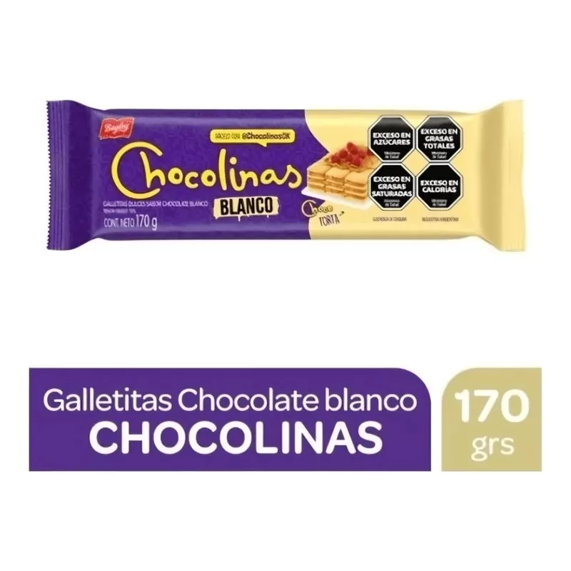 Galletitas Chocolinas Blanco X 170 Gr