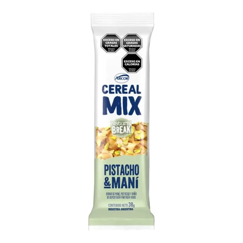 Barra Cereal Mix Pistacho X 38 Gr