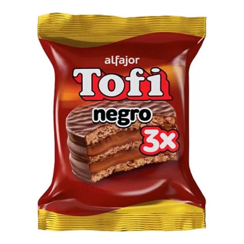 Alfajor Tofi Triple Chocolate X 73 Gr