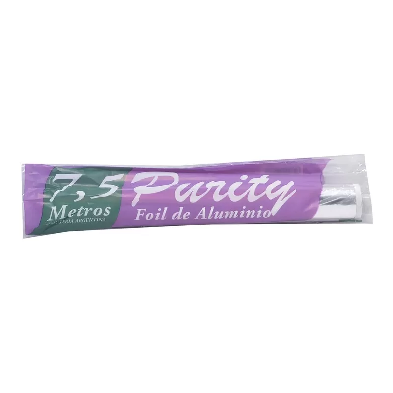 Papel De Aluminio Purity 7,5 X 1 Unid