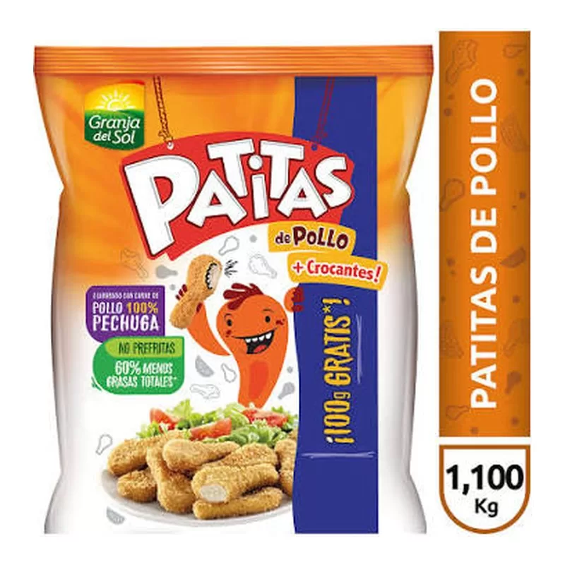 Patitas Granja Del Sol De Poll X 1100 Gr