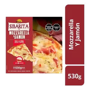 Pizza Sibarita Mozzarella&jamo X 530 Gr