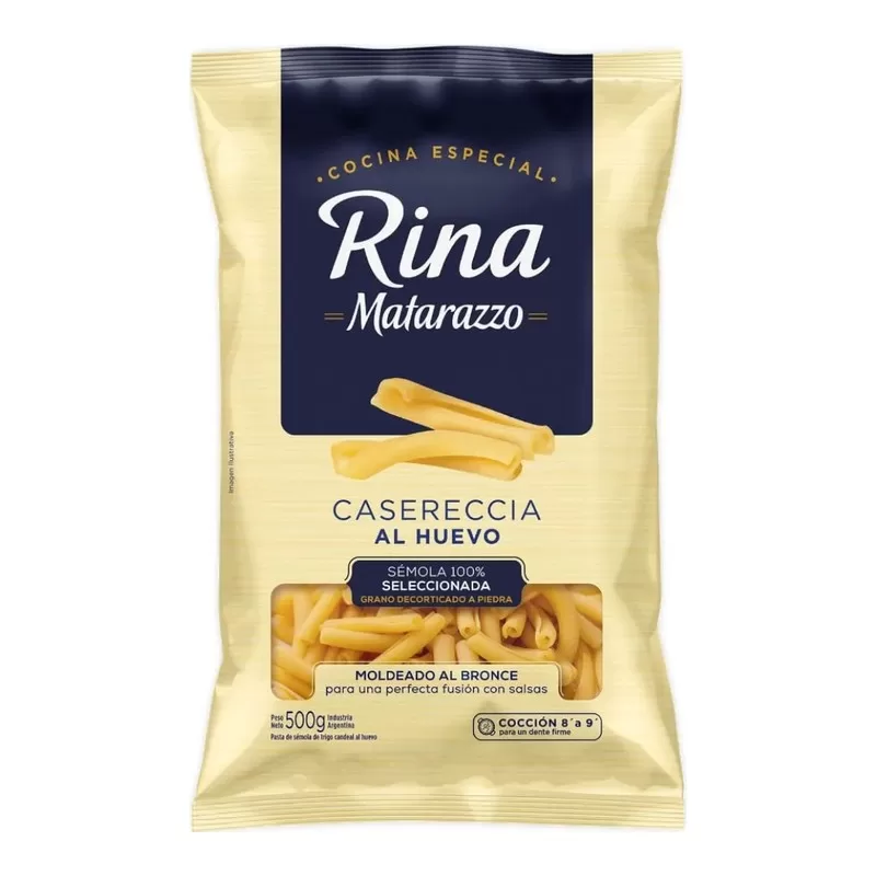Fideos Rina Matarazzo Caserecc X 500 Gr
