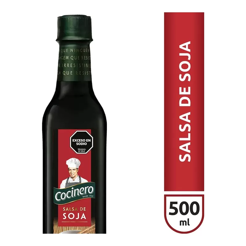 Salsa De Soja Cocinero X 500 Cm3