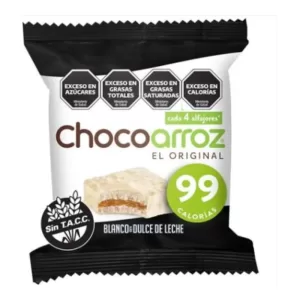 Alfajor Chocoarroz Blanco Con Dul.D X 22 Gr