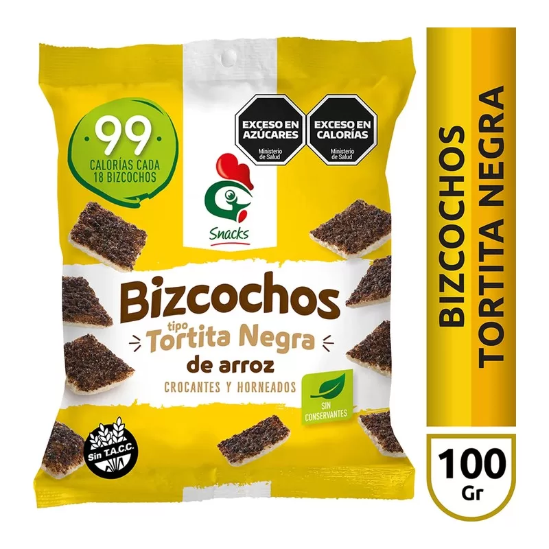 Bizcochos De Arroz Gallo Torti X 100 Gr