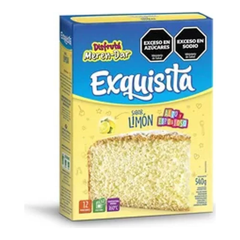 Bizcochuelo Exquisita Limón X 540 Gr