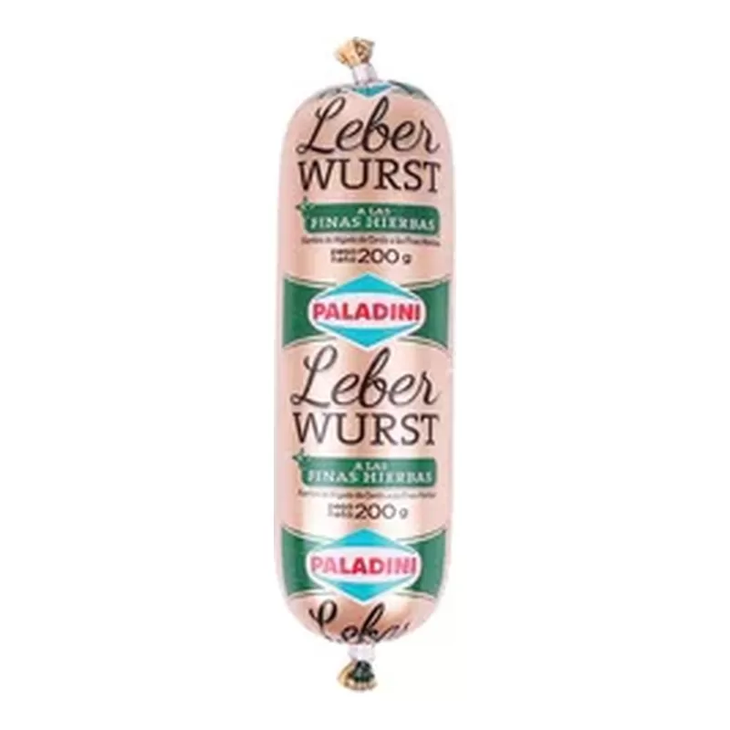 Leberwurst Paladini A Las Fina X 200 Gr