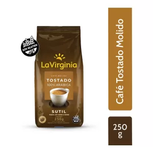 Café La Virginia Tostado Sutil X 250 Gr