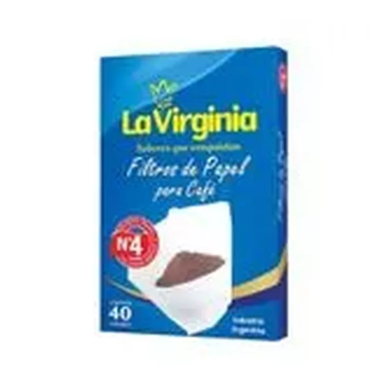 Filtro Para Café La Virginia X 40 Unid