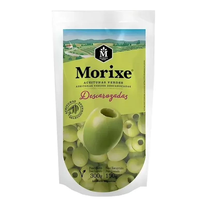 Aceitunas Morixe Verdes Descarozadas X 300 Gr