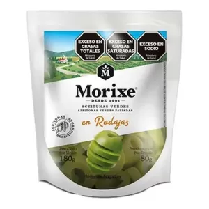 Aceitunas Morixe Verdes En Rod X 180 Gr