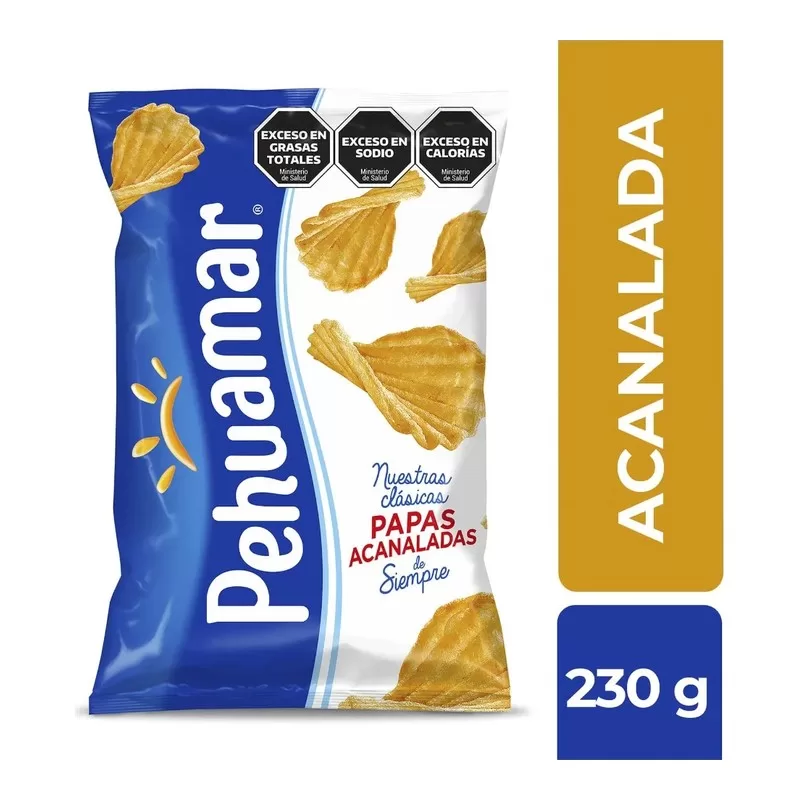Papas Fritas Pehuamar Acanalad X 230 Gr