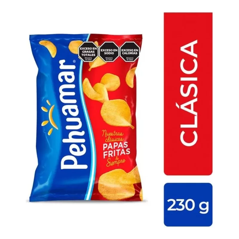 Papas Fritas Pehuamar Clásicas X 230 Gr