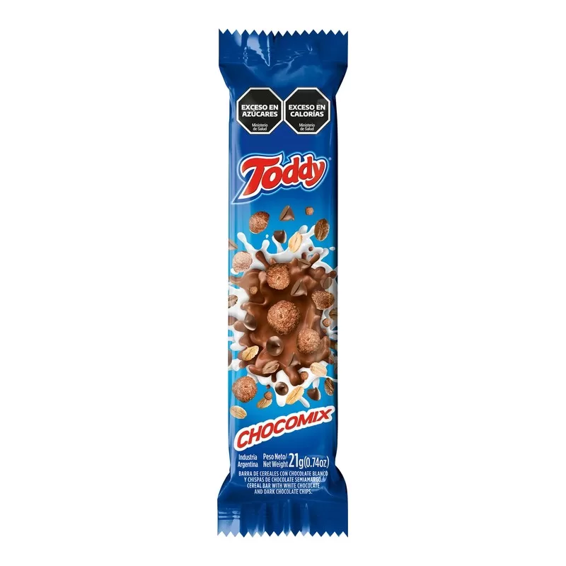 Barra De Cereal Toddy Chocomix X 21 Gr