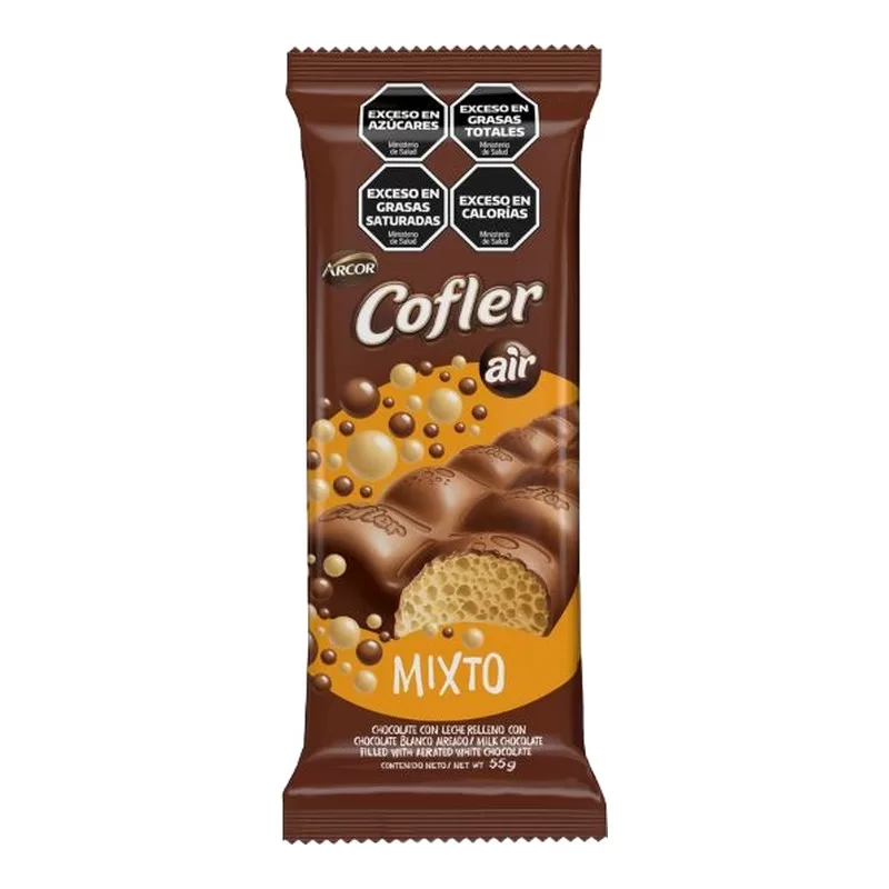 Chocolate Cofler Air Mixto X 55 Gr