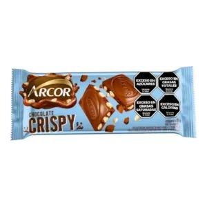 Chocolate Arcor Crispy X 80 Gr