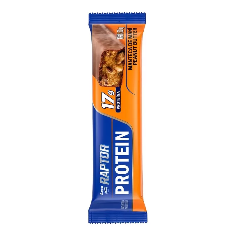 Barra Proteica Raptor Manteca X 50 Gr