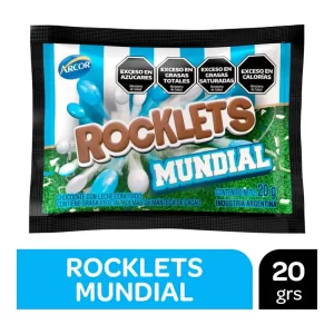 Confites Rocklets Mundial X 20 Gr