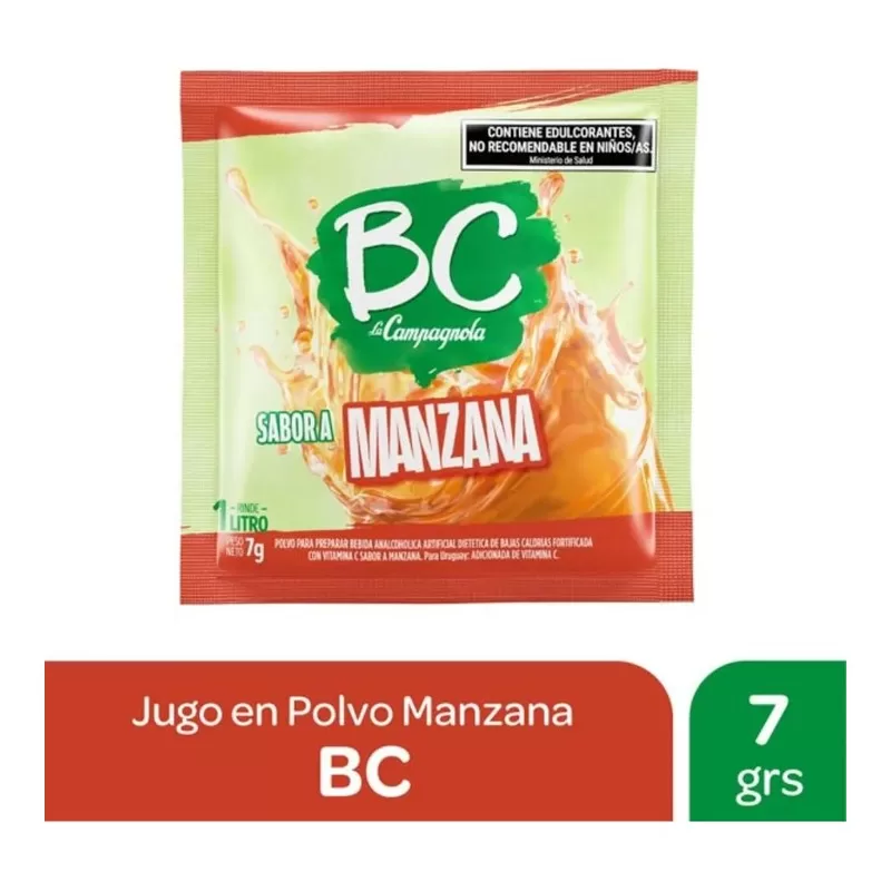 Jugo Polvo Bc Campagnola Manzana X 7 Gr