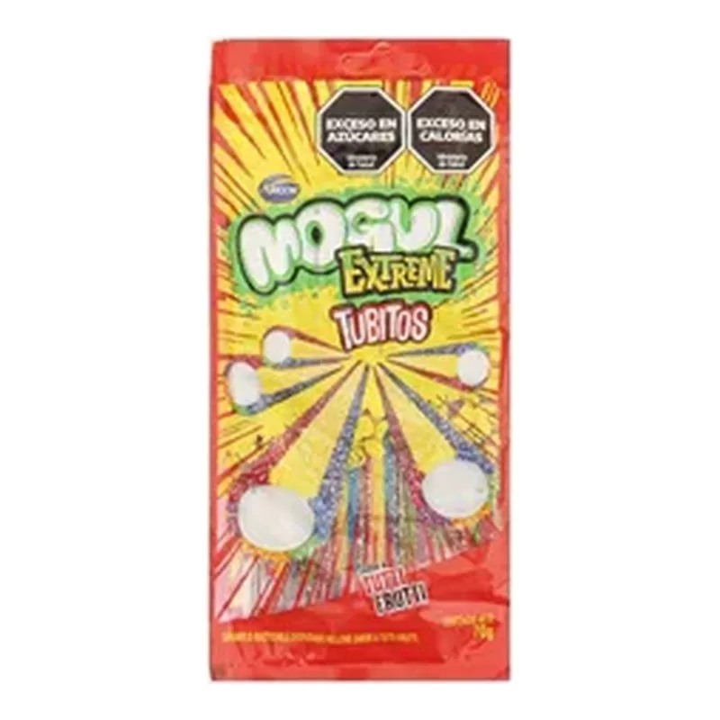 Gomitas Mogul Extreme Tubitos X 70 Gr
