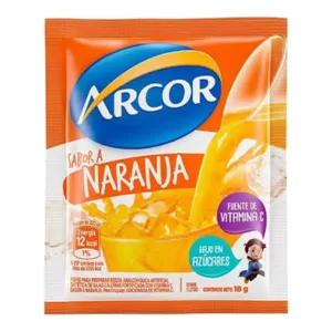 Jugo En Polvo Arcor Naranja X 15 Gr