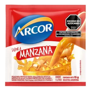 Jugo En Polvo Arcor Manzana X 15 Gr