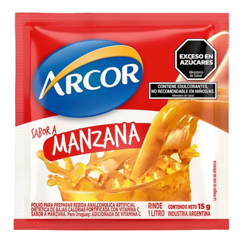 Jugo En Polvo Arcor Manzana X 15 Gr