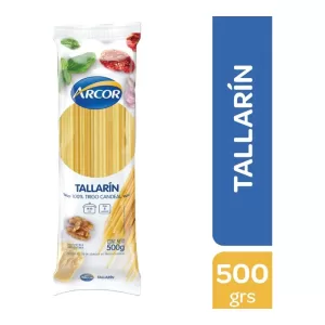 Fideos Arcor Tallarines X 500 Gr