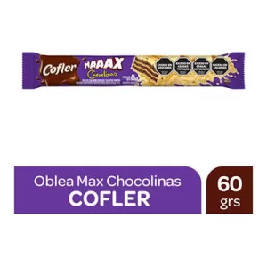 Oblea Cofler Maaax Chocolinas X 60 Gr