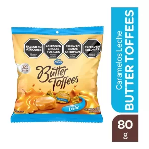 Caramelos Butter Toffees Leche X 80 Gr