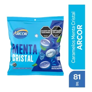 Caramelos Arcor Menta Cristal X 80 Gr