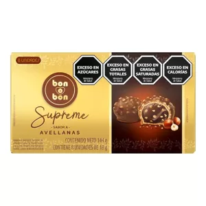 Bombón Bon-O-Bon Supreme Chocolate X 144 Gr