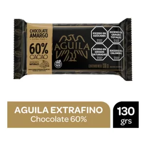 Chocolate Aguila 60% Cacao X 130 Gr
