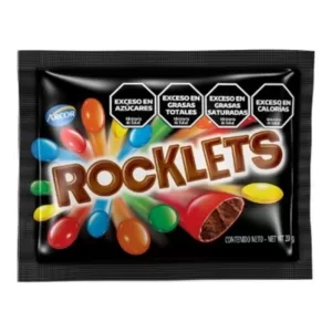 Confites Rocklets Chocolate X 20 Gr