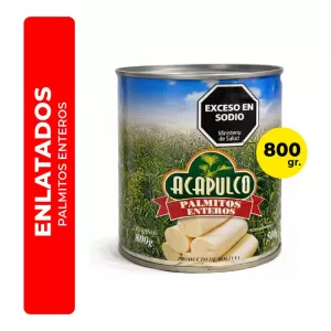 Palmitos Acapulco Enteros Proc X 800 Gr