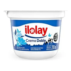 Crema De Leche Ilolay Doble X 200 Cm3