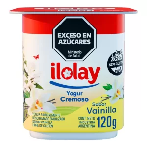 Yogur Ilolay Cremoso Vainilla X 120 Gr