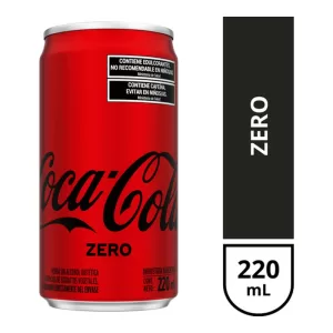 Gaseosa Coca Cola Zero Sin Azúcar X 220 Cm3
