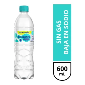 Agua Benedictino Sin Gas Baja X 600 Cm3